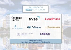 New Speakers Announced: 5th Palm Beach CorpGov Forum | Preview Panelists & Topics