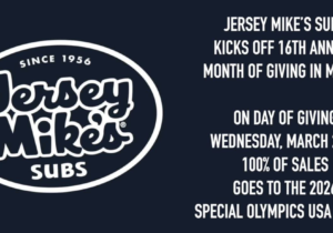 Jersey Mike’s Raising Money for Special Olympics